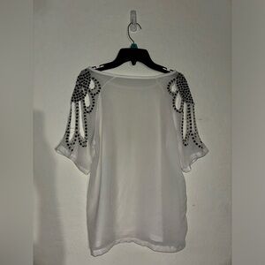 Sheer Beaded Top